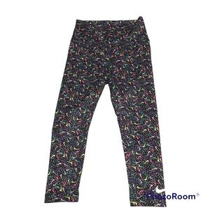 Nike Kid's Swoosh Sprinkle Print Leggings size 4 XS